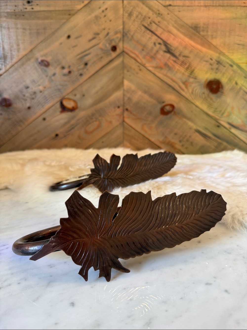 Magical Thinking Boho Feather Curtain Tie-Back Set of 2